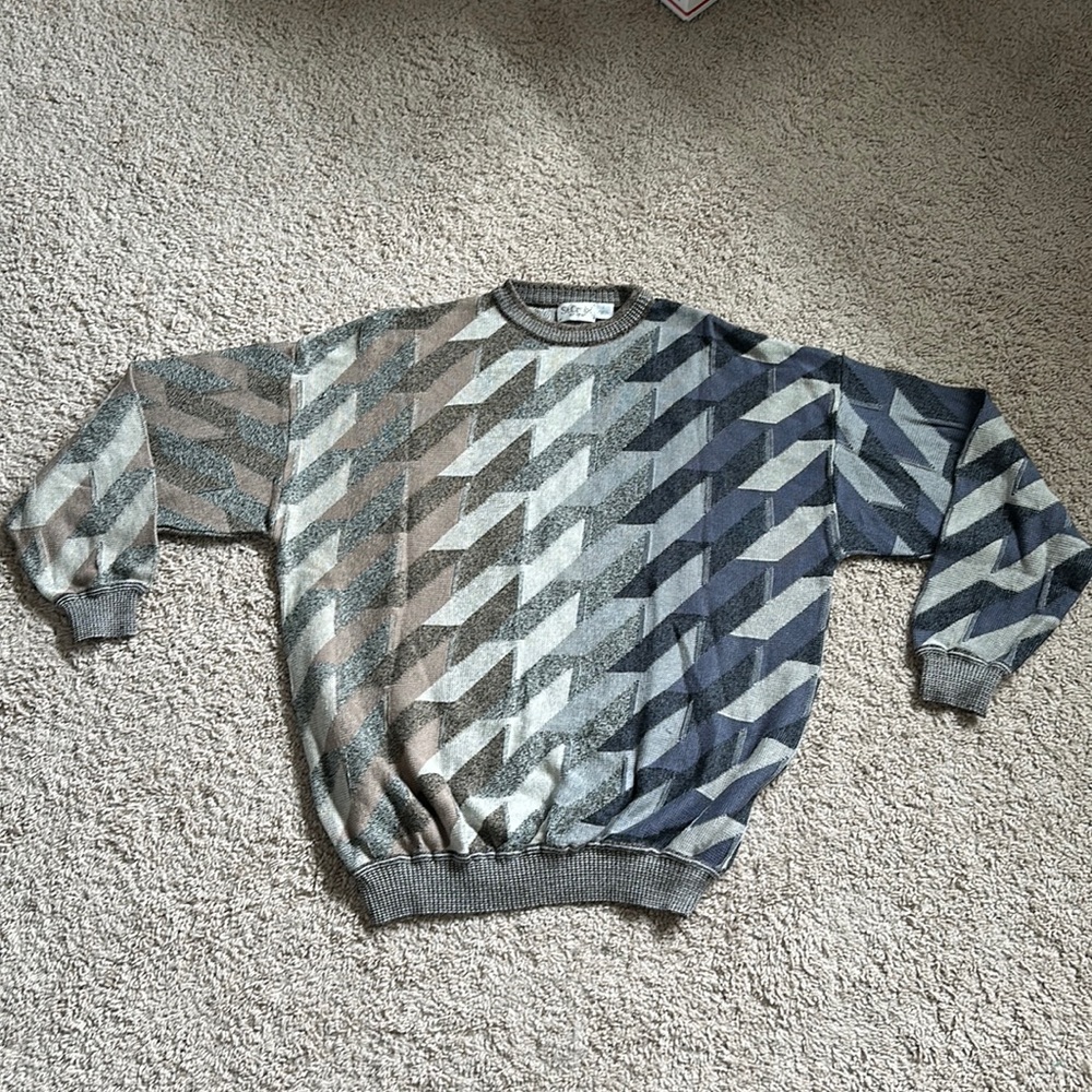 St croix knits sweater size large acrylic vintage